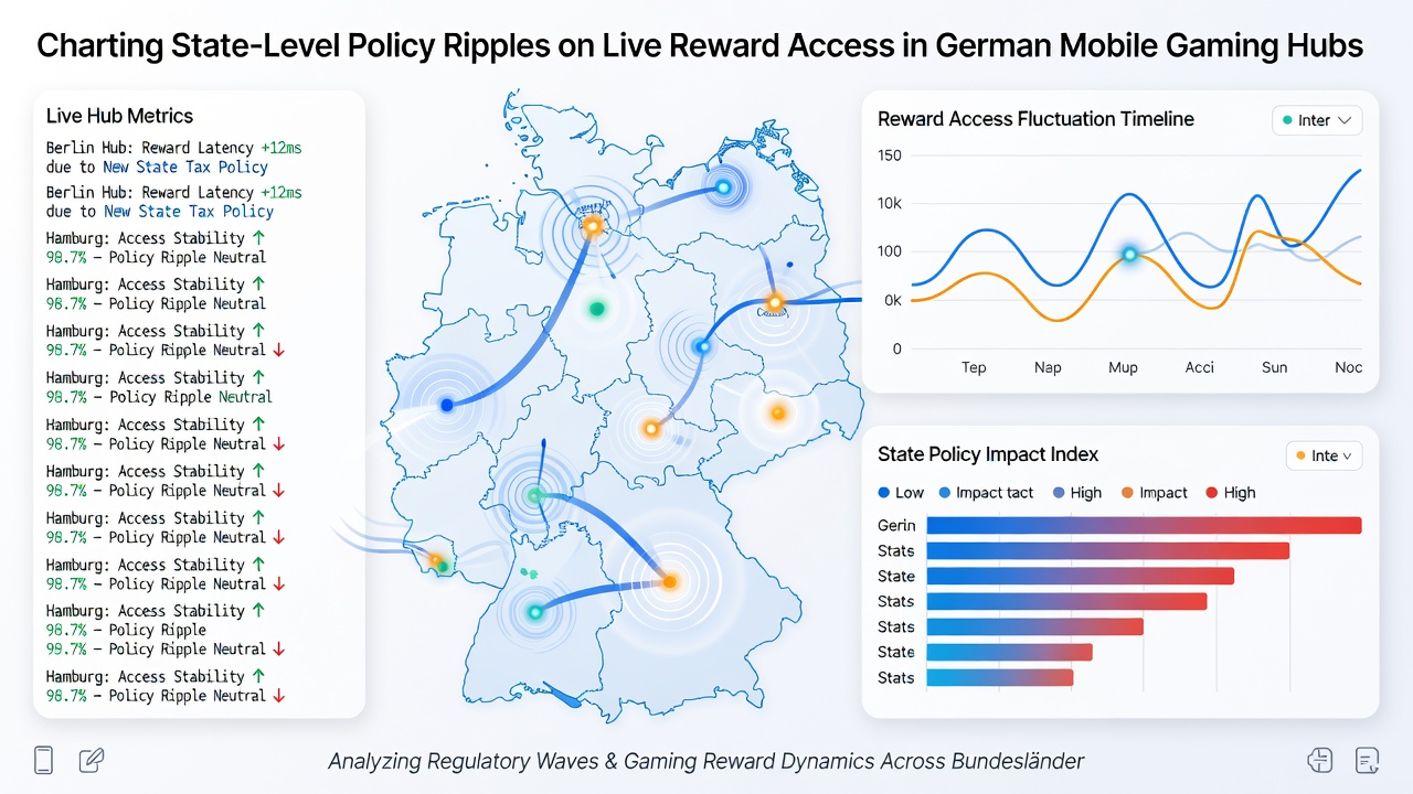 Mobile Geräte mit Live-Casino-Interfaces und regionalen Regulierungsindikatoren