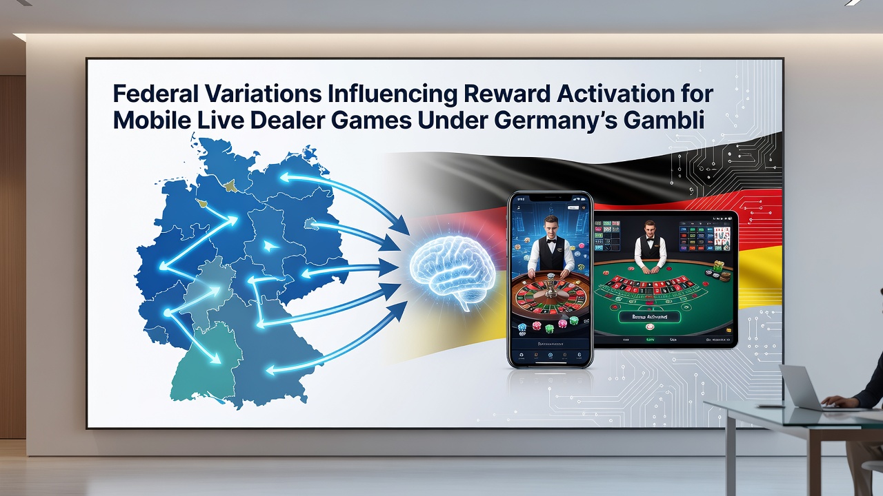 Illustration der Transaktionspfade und regionalen Regelungen für mobile Live-Dealer-Spiele in Deutschland