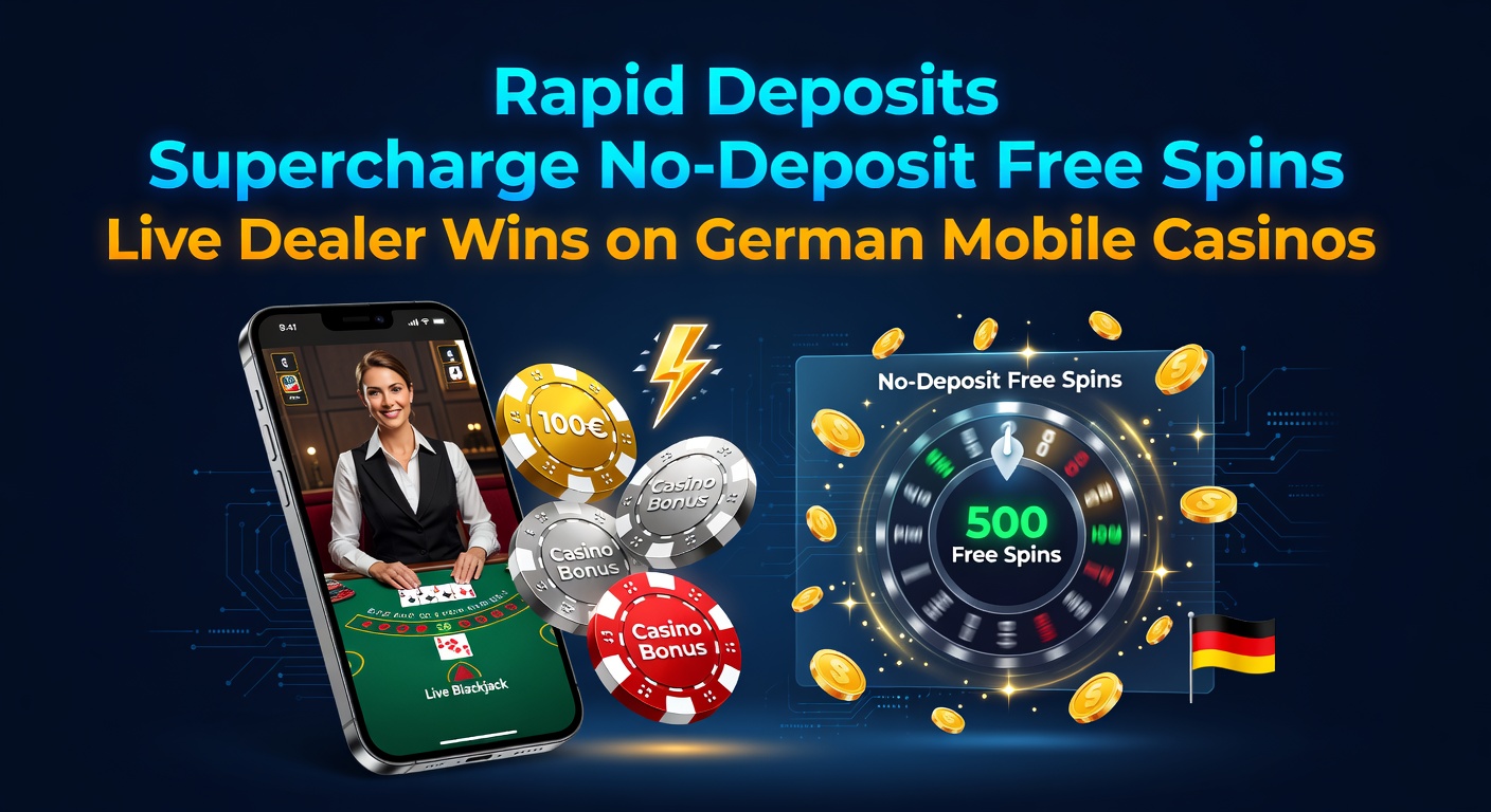Smartphone mit Live-Dealer-Spiel und blitzschnellen Einzahlungsoptionen auf einem deutschen Mobile Casino