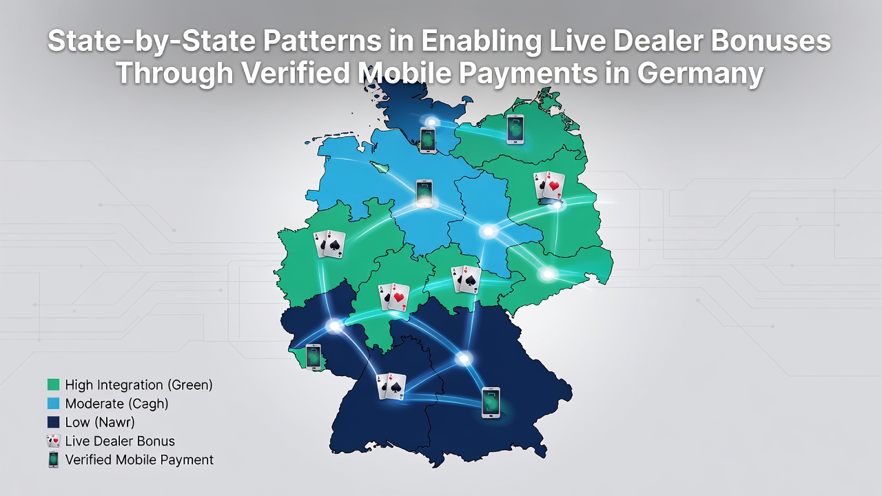 Illustration eines mobilen Zahlungsvorgangs mit Verifizierungsschritten für Casino-Boni in deutschen Bundesländern