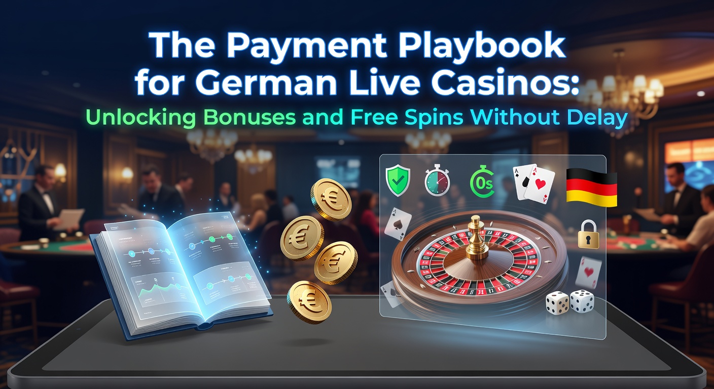Grafik zeigt schnelle Zahlungsmethoden und aktive Live-Casino-Tische mit Bonus-Symbolen in deutschen Online-Plattformen